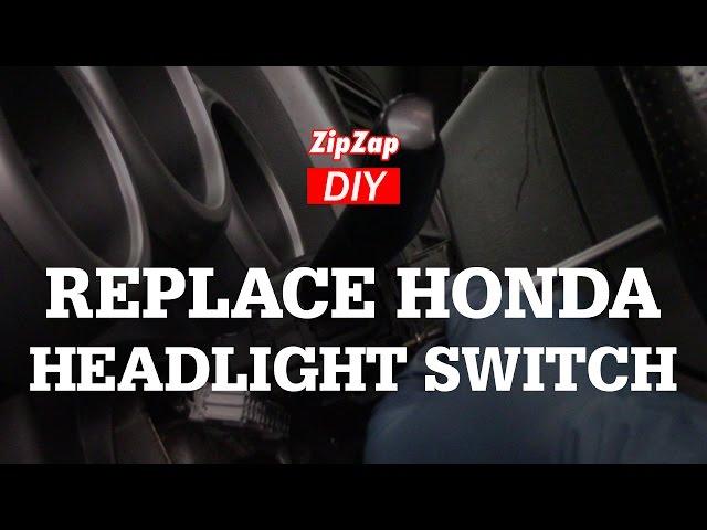 Replace the Headlight and Turn Signal Switch, Honda Element