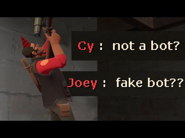 pretending to be a bot to troll in tf2