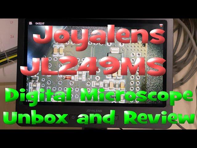 JOYALENS JL249MS 3 Lens Digital Microscope - Unbox and review.