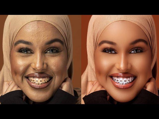 High-End Skin Retouching For Begginer | Frequency Separation Photoshop Tutorial