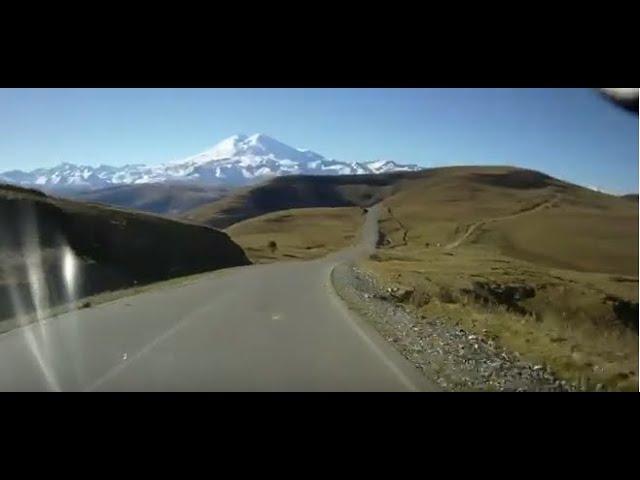 Road to Elbrus.2510m.Highest road in RUSSIA.CAUCASUS