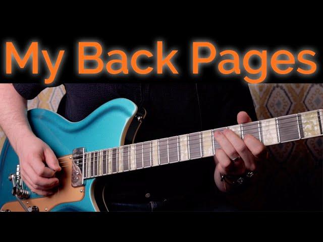 My Back Pages Guitar Cover - The Byrds / Bob Dylan