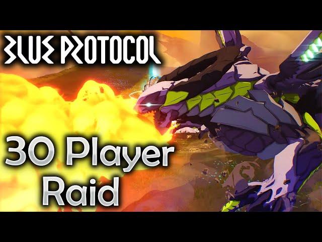 Blue Protocol 30 Player Raid | Tergolive Reacts & Impressions