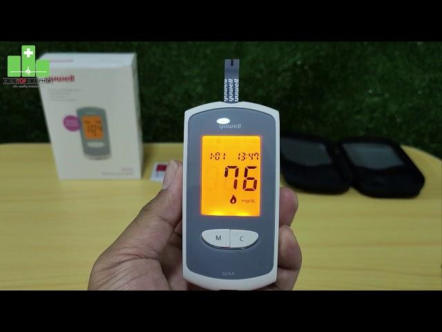เครื่องตรวจระดับน้ำตาล yuwell 305A | Hospitop Equipment