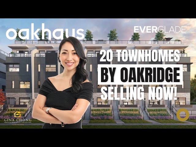 Oakhaus Townhomes in Oakridge Vancouver - 20 2 & 3 bedroom homes. Check out this 3 bedroom tour!