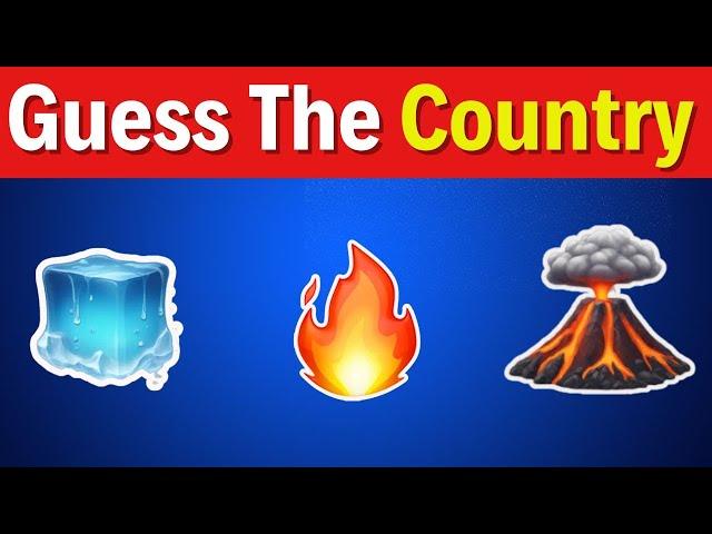 Guess the Country by Emojis?  | Fun Geography Quiz!