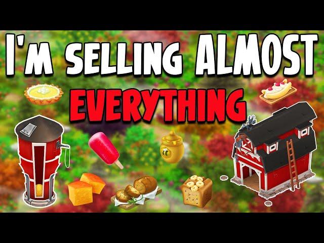 Hay Day-I'm selling ALMOST everything!!