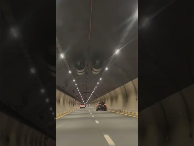 Longest tunnel road uae #uae #khorfakkan #tunnel #abudabi #travel #entertainment