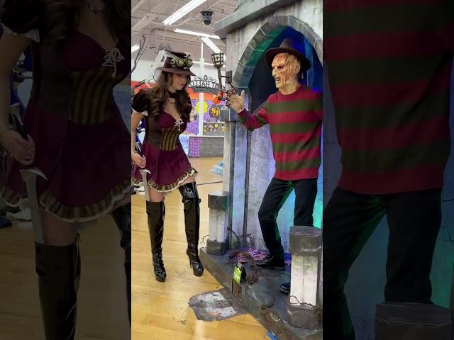 RIP Freddy! Merrick & @rachelmichellepizzolato Thx @spirithalloween #horror #funny #halloween