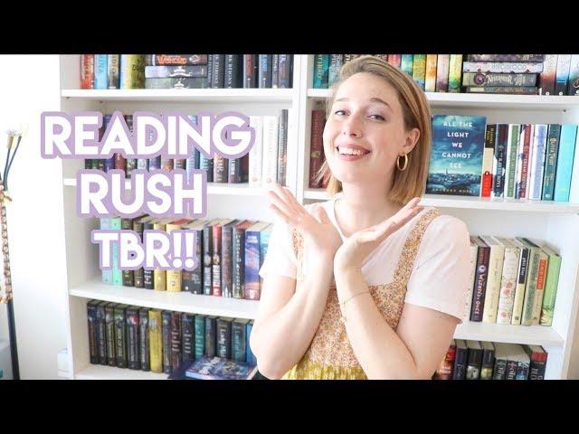 Reading Rush Read-a-Thon TBR!