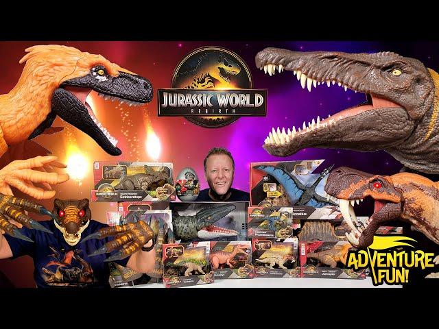 Jurassic World Rebirth Official Movie Trailer 2 Toy Action Figures Jurassic Toys AdventureFun!