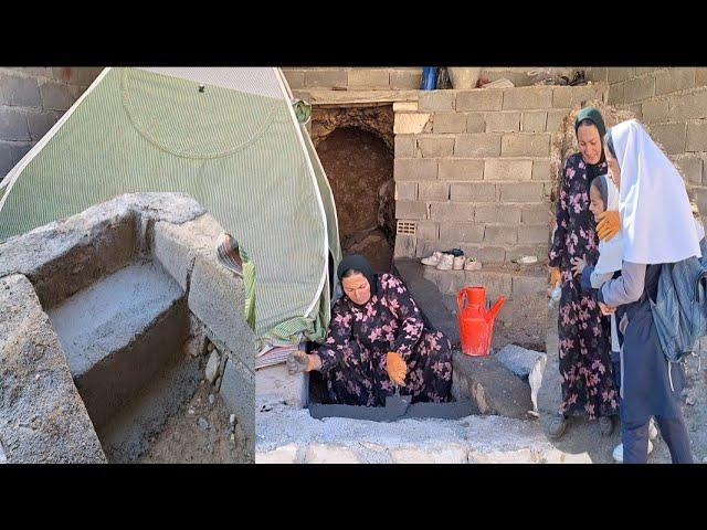 Stairway to the cave: the unique art of a single mother in the design of stairs in the mountain