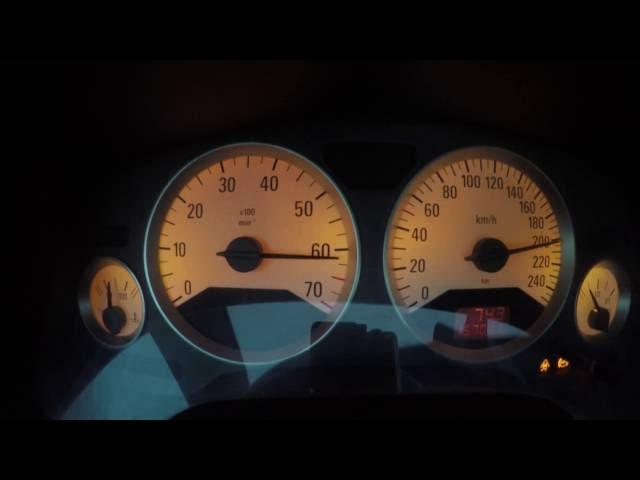 Opel Astra Bertone 270hp Acceleration: 0-100 0-220