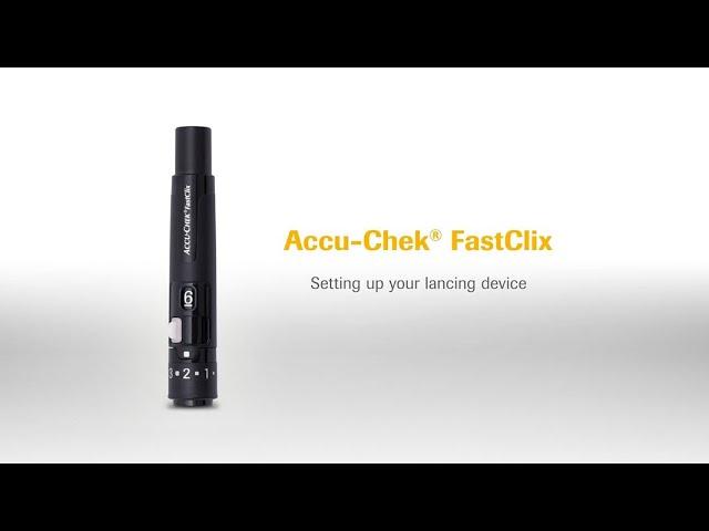 How to use the Accu-Chek FastClix lancing device