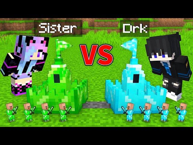 EMERALD vs DIAMOND Kingdom in Minecraft...