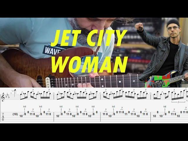 JET CITY WOMAN /Queensryche - Chris DeGarmo (Solo Lesson with TAB)