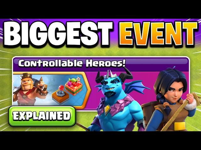 NEW Controllable Heroes Event Explained (Clash of Clans)