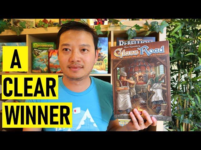 Why GLASS ROAD Is The BEST SOLO Board Game...EVER