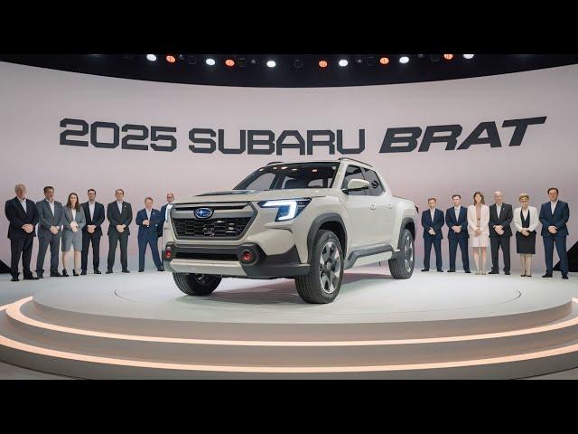 2025 Subaru Brat - A Modern Twist on a Classic Pickup!