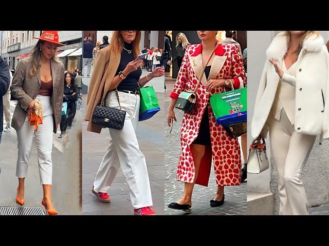 ITALIAN DRESSING STYLE | AUTUMN STREETWEAR TRENDS 2024 || THE BEAUTY OF MILAN FASHION