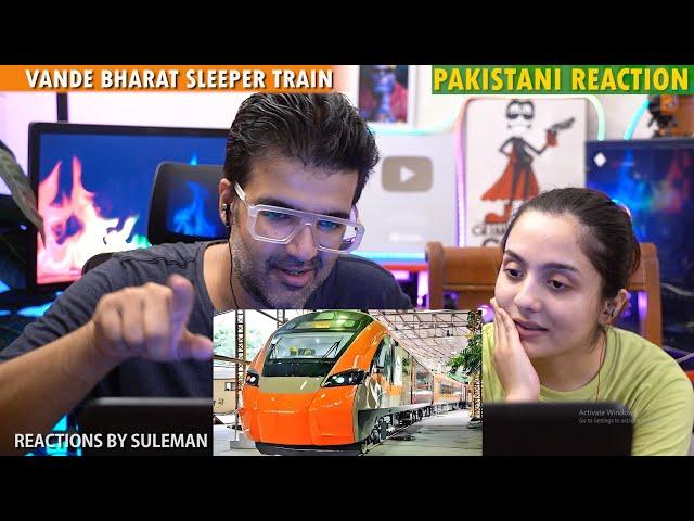 Pakistani Couple Reacts To Vande Bharat Sleeper Sleeper Train Unveiled | Advanced Features