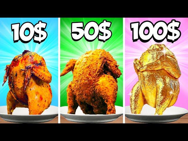10$ vs 50$ vs 100$ Chicken by VANZAI COOKING