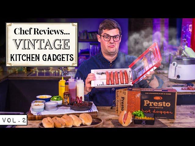 A Chef Reviews VINTAGE Kitchen Gadgets from History Vol.2 | Sorted Food