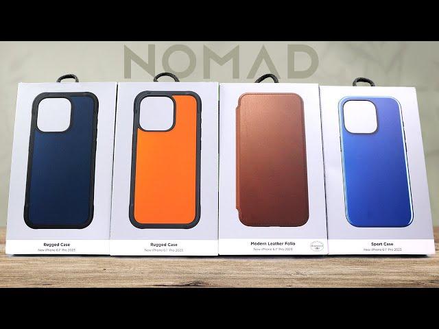 Unfiltered Review:  Nomad Cases Line-Up - iPhone 15 Pro