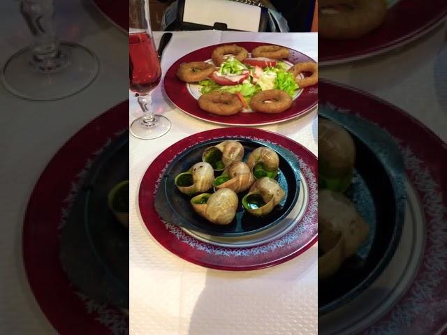 Fried Squid and Snails with Butter parsley || Dinner at Saint Michel, Paris.