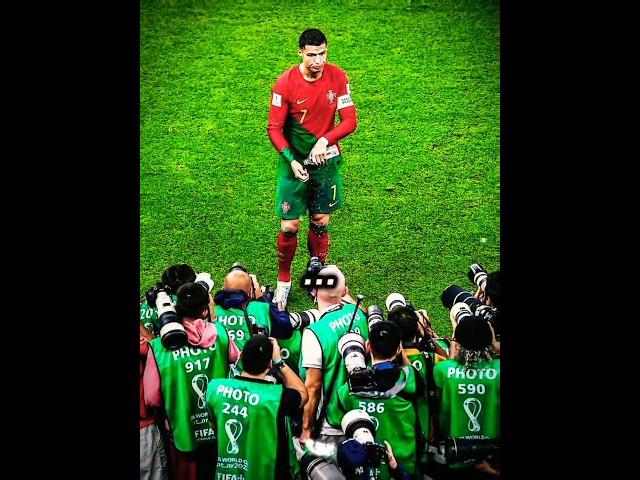 Ronaldo drinking water ️#shorts #trending #ronaldo