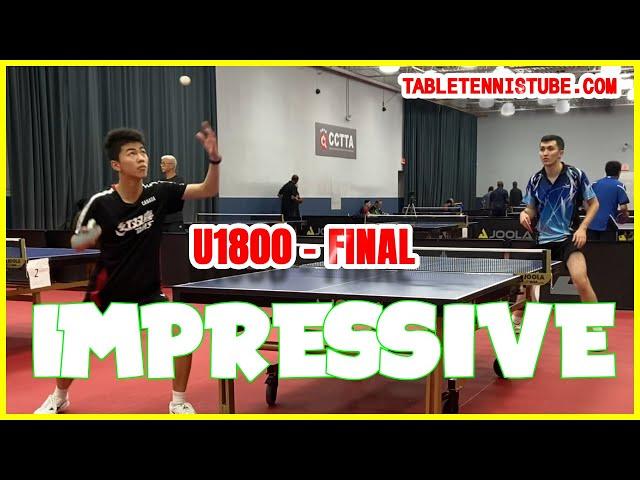 Amir Ata [1567] vs Jack Qiu [1359] | Final | CCTTA Top 8 (U1800) #tabletennis #pingpong #tt #cctta