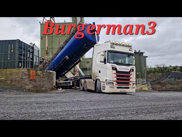 Load for Banbridge. Tipping Tank point of view. #scania #trucker #transport #pov