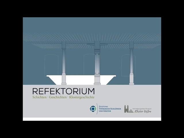 Refektorium Kloster Veßra. Schichten.Geschichten.Klostergeschichten