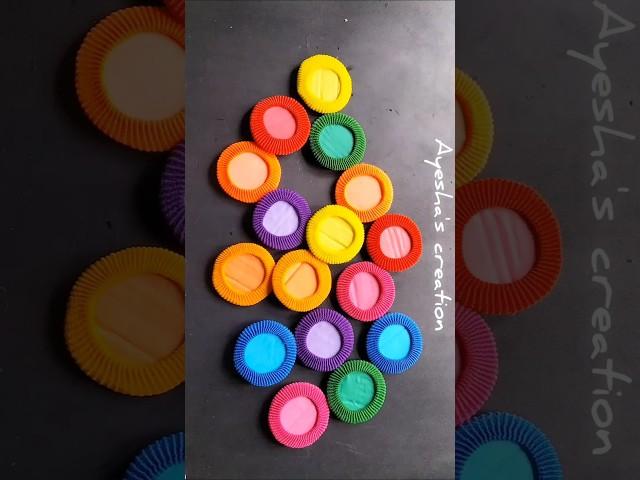 DIY wall hanging using rubber band  #shorts #homedecor #diy #youtubeshorts #craft #creative