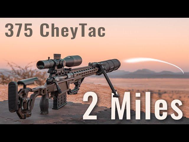 Extreme Long Range Shooting In The Namibian Desert: 2 Miles With A 375 Cheytac!