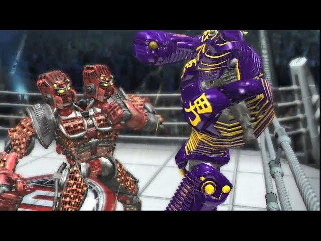 REAL STEEL - CLASSIC ROBOTS (TWIN CITIES vs NOISY BOY, ATOM, MIDAS, ZEUS, METRO, AMBUSH)