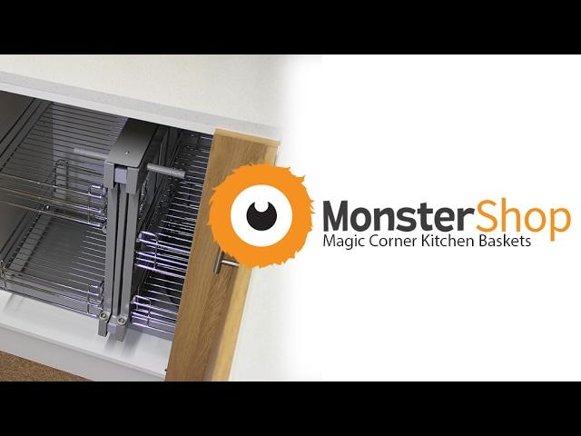 MonsterShop - Kukoo Magic Corner Kitchen Baskets