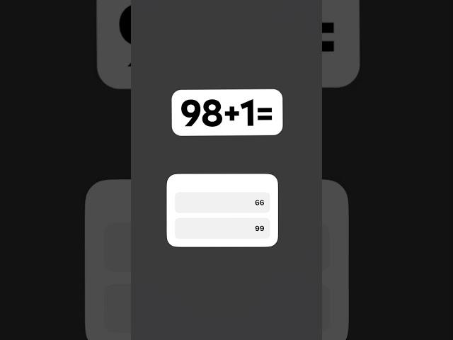 98+1=？