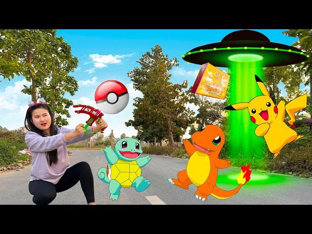 Changcady giải cứu pokemon, tìm được hộp mù với rất nhiều mô hình thú vị