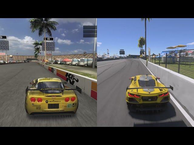 Evolution of Sunset Peninsula Raceway in Forza Motorsport (2005 - 2023 / FM1 - FM8)