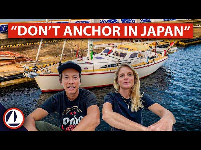 Why did this Couple avoid anchoring while Cruising Japan! #cruisingjapan #japantravel #traveltips