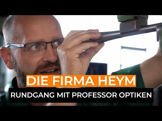 Warum sieht man Heym nicht mehr auf den Messen? Der Rundgang mit Professor Optiken aus Chemnitz