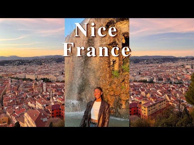 TRAVEL VLOG: NICE FRANCE | Castle Hill, Local French Food, Solo Travel