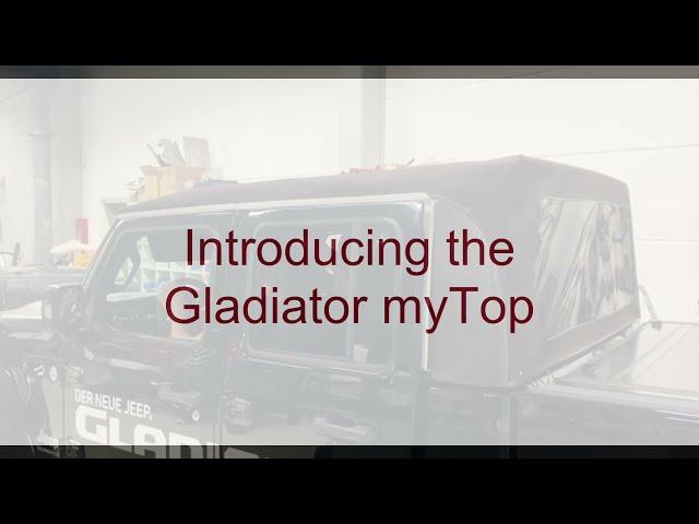 Introducing the myTop Gladiator: The first automatic convertible for the Jeep Gladiator