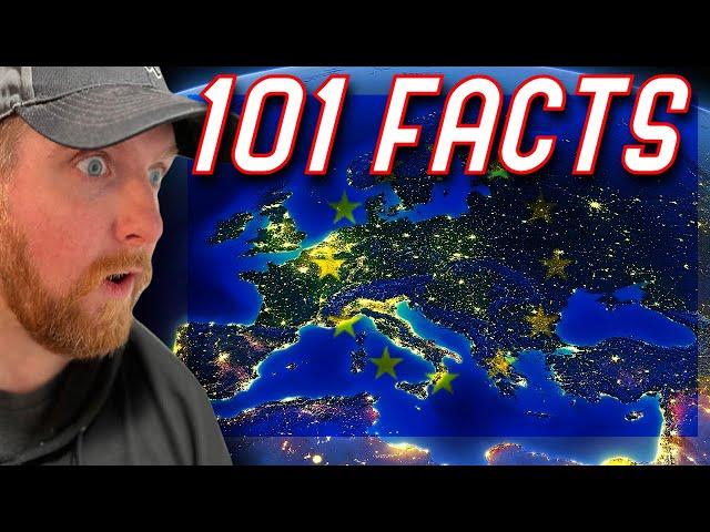 American Reacts to 101 Facts about Europe