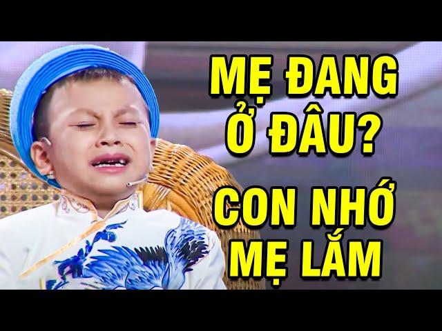 Cả Trường Quay "KHÓC SƯNG MẮT" Khi Thấy Cậu Bé Hát "CON NHỚ MẸ LẮM"  TUYỆT ĐỈNH SONG CA NHÍ