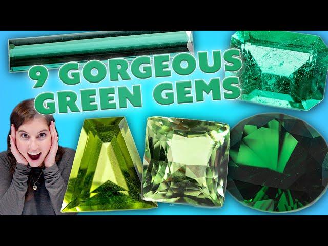 All About Green Gems | Emeralds, Tourmaline, Tsavorite, and More!