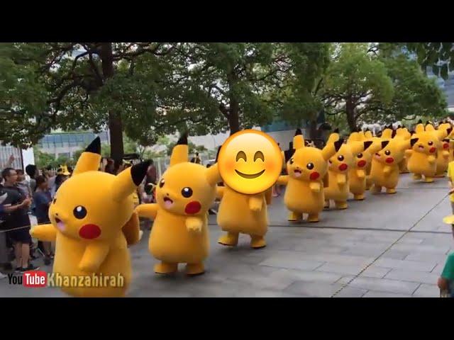 Gerak Jalan Pokemon Pikachu Lucu