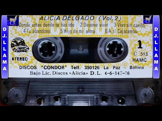 Alicia Delgado Vol. 2 Lado A Cassette Original DJ.LLAMA