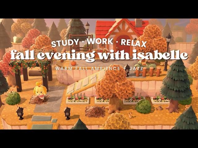 Cozy Fall Evening with Isabelle  1 Hour Soothing Smooth Jazz No Ads  Studying Music | Work Aid 